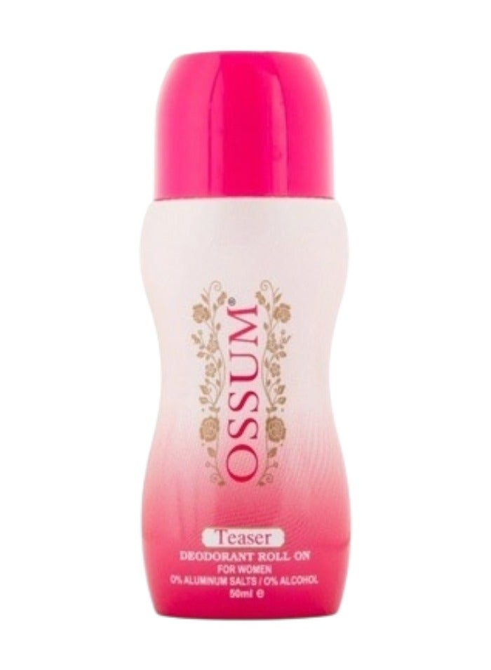 رول مزيل رائحة العرق للنساء بعطر منعش خالي من الكحول 50مل